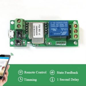 5V jog / self-locking Pulsante phone app Controllo Remoto timing wifi smart remote access refit