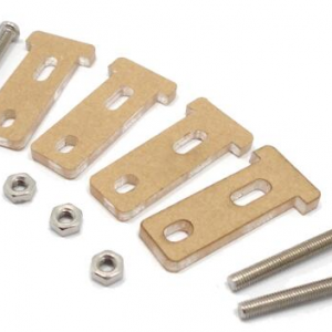 TT gear Motore mounting bracket with T-head screw nut M3 * 30 Smart car Telaio acrylic floor 4T-Head + screws + nut