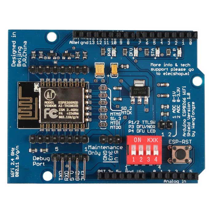 UNO R3 ESP8266 Seriale WiFi Scheda Espansione shield ESP-12E CC3000 UNO R3 ESP8266 Seriale WiFi Scheda Espansione shield ESP-12E CC3000
