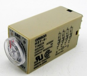 H3Y-4 24VDC 3A 250VAC Timer 60M OMRON super time Relè