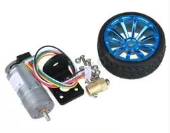 JGA25-371 DC Geared Motore 371 Motore Kit with Encoder DC12V350