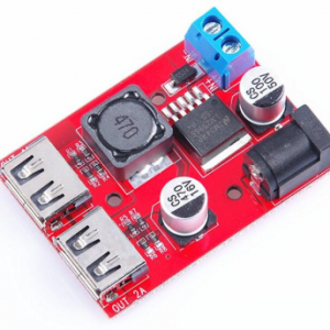 DC-DC Convertitore Buck Step Down Modulo 36V 24V 12V 9V (6V-40V) to 5V 3A Dual USB Output Car charger Regolatores