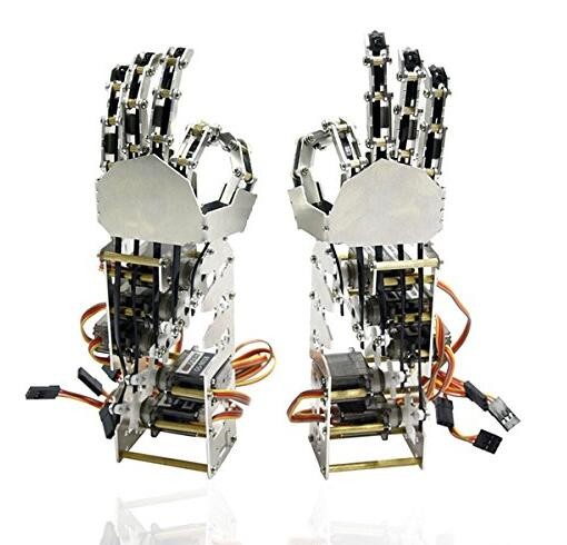 Left Hand 5-DOF Robot Hand Fingers ( Have not assembly , need assembly by self) Left Hand 5-DOF Robot Hand Fingers ( Have not assembly , need assembly by self)
