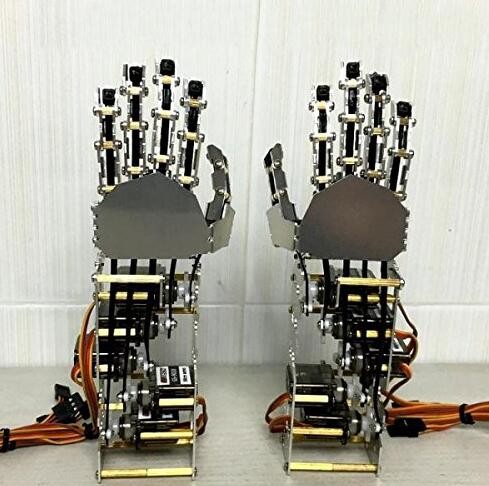 Left Hand 5-DOF Robot Hand Fingers ( Have not assembly , need assembly by self) Left Hand 5-DOF Robot Hand Fingers ( Have not assembly , need assembly by self)