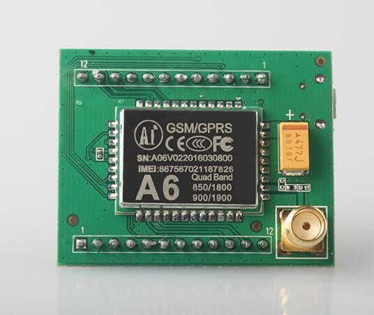 A6 GPRS GSM Modulo Adattatore Board Plate Quad-band 850 900 1800 1900MHZ + Antenna A6 GPRS GSM Modulo Adattatore Board Plate Quad-band 850 900 1800 1900MHZ + Antenna