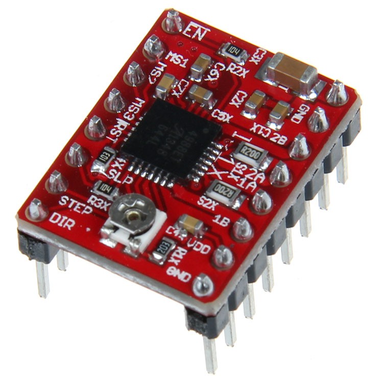 3D printer Red A4988 Stepper Motore Driver Carrier 3D printer Red A4988 Stepper Motore Driver Carrier