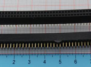 2 Pezzi Strip Femmina Doppia Fila 40 Pins spaziatura 2.0mm