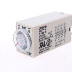 OMRON H3Y-4 Relè a tempo 0-60 secondi 24V DC 5A 250VAC resistivo timer relè temporizzatore