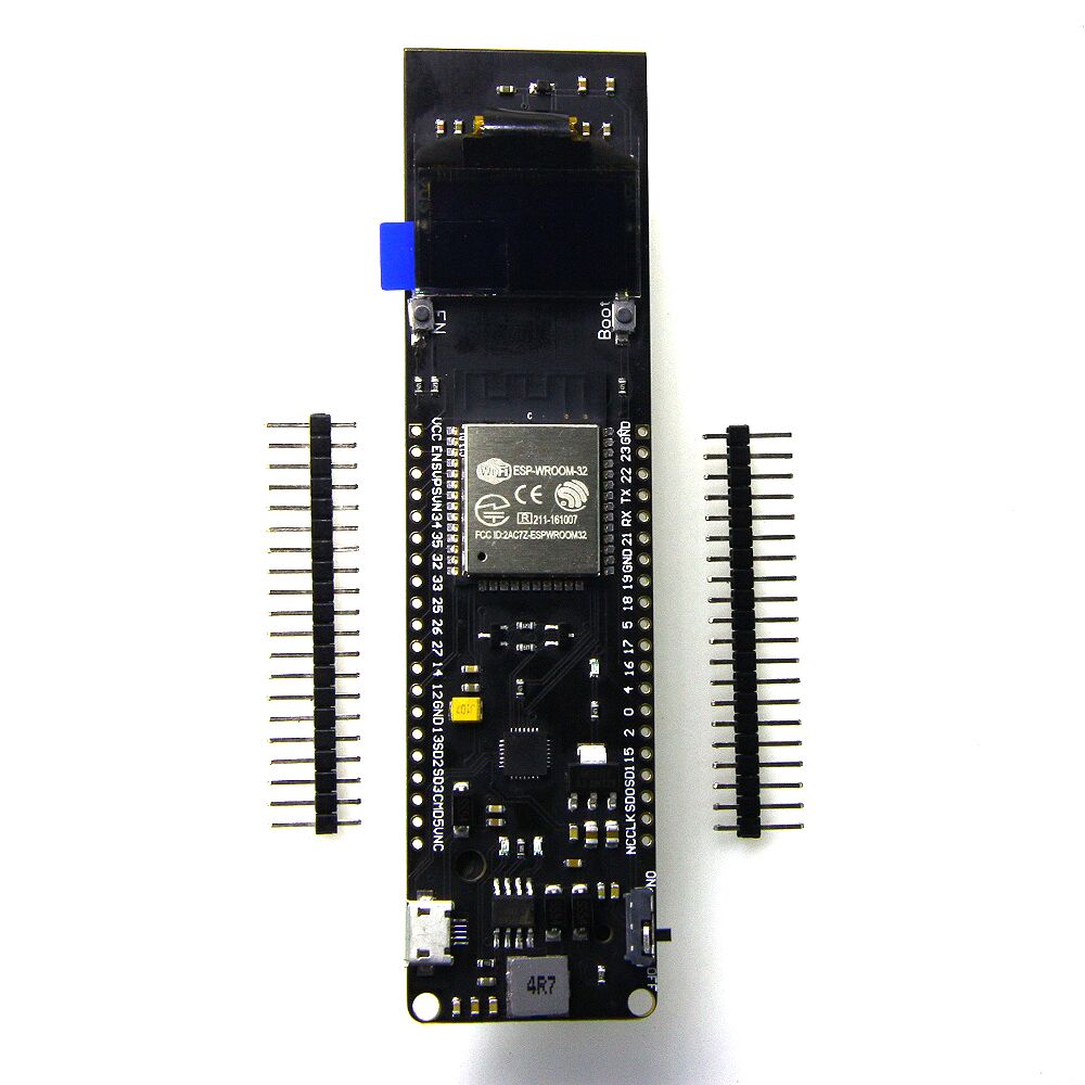 Wemos TTGO ESP32 WOORM Wi-Fi Bluetooth + Schermo OLED 0.96 pollici con slot per batteria 18650 Wemos TTGO ESP32 WOORM Wi-Fi Bluetooth + Schermo OLED 0.96 pollici con slot per batteria 18650