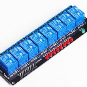 Scheda di sviluppo per microcontrollori 8 canali relè Shield supporta AVR / 51 / PIC per Arduino