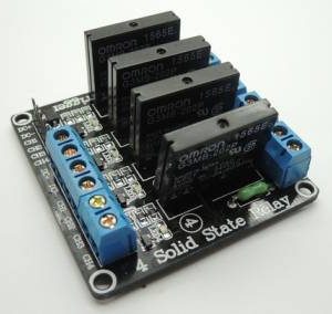Relè a basso livello a relè a stato solido SSR a 4 canali 5V con fusibile stabile 240V 2A