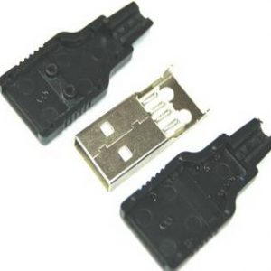 4 pezzi Connettore USB tipo A maschio