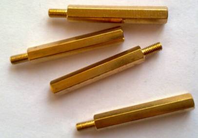 4 pezzi 30MM + 6 M3 filettati esagonali filettati in ottone 4 pezzi 30MM + 6 M3 filettati esagonali filettati in ottone