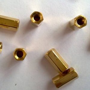 Cilindro in ottone esagonale da 12 pezzi da 10 pezzi - dorato