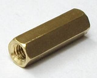 Cilindro in ottone esagonale da 15 pezzi da 10 pezzi - dorato Cilindro in ottone esagonale da 15 pezzi da 10 pezzi - dorato