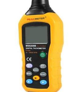 MS6208B Contagiri digitale di misura senza contatto 50-250mm con registrazione dei dati di 100 gruppi