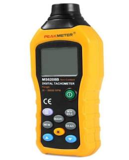 MS6208B Contagiri digitale di misura senza contatto 50-250mm con registrazione dei dati di 100 gruppi MS6208B Contagiri digitale di misura senza contatto 50-250mm con registrazione dei dati di 100 gruppi