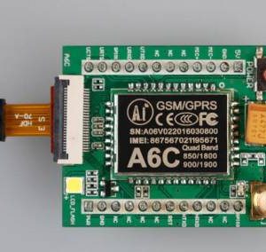 A6C GSM GPRS Modulo Quad Band SMS Voice 850MHz 900MHz 1800MHz 1900MHZ con telecamera per antenna per Arduino