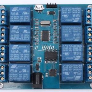 Computer superiore modulo relè micro USB a 8 canali 5V 10A
