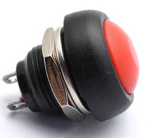 PBS-33B / Bottone rosso 12mm / Rosso 12mm Nessun interruttore autobloccante