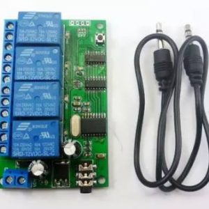 Relè di decodifica audio DTMF a 4 canali 12V / controller Smart Home / modulo di controllo remoto