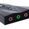 PD560 Desktop Laptop USB 7.1CH Scheda audio con doppia porta per cuffie, doppia porta per microfono