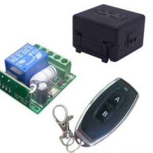 DC12V Ricevitore relè codice apprendimento 1 canale + trasmettitore telecomando wireless professionale 433MHz