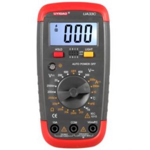 Multimetro digitale UA33C, display digitale, UA33C, resistenza, con temperatura, con cicalino