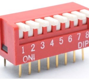 8 Way 2.54mm Dial Toggle Switch