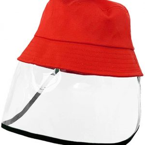 Cappello da pescatore rimovibile antischiuma ROSSO BAMBINO