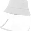 Cappello da pescatore rimovibile antischiuma BIANCO BAMBINO