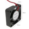 5V 0.25A 40x40x10mm 4010S 3-Wires Brushless DC Cooling Fan
