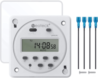 Zeitschaltuhr Relay Schalter für programmierbare LCD Zeitgeber 24V 16A 