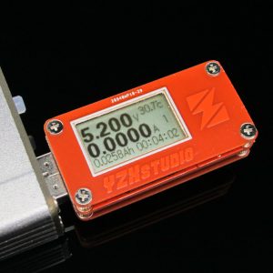 Misuratore di tensione corrente voltaggio USB 2.0 con OLED Alta risoluzione (Red) YZXstudio
