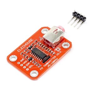 Modulo Trasmettitore FM v2.0 Radio FM Digitale Modulo Arduino con Microfono Audio 70-108MHz