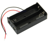 2X18650 contenitore batterie