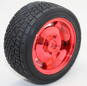 Ruota Racing 83MM diam Rossa