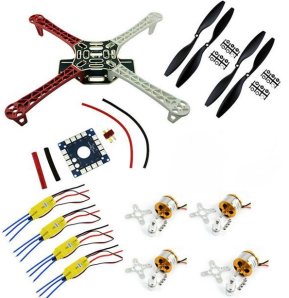 Tute di volo a 4 assi 450 Rack + Motore + ESC + Elica