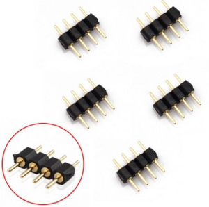 4 Pezzi LED Stripe 4 Pin Connettore 3528 5050 Ect 4P LED