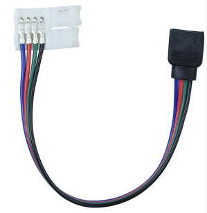 LED 5050 3528 RGB 4P 10CM Connettore Cavo