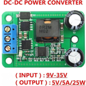 Modulo step down DC-DC 5V 5A Input 9-35V Output 5V 5A 25W Alimentatore Convertitotre