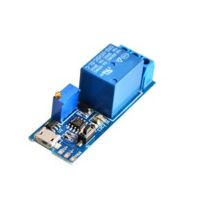 Modulo Temporizzatore Relè NE555 Micro USB 5V-30V con trigger timer 0-24 secondi regolabile relay delay