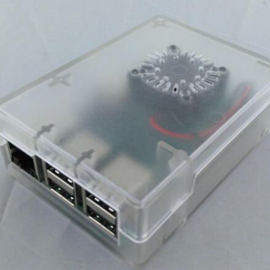 Ventilatore compatibile con custodia quadrata trasparente Raspberry PI 3