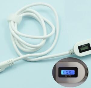 Voltaggio e corrente Micro USB ricarica Cavo / telefono tester di rilevamento / rivelatore di carica