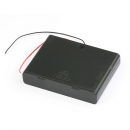 Portabatterie 6xAA con Pulsante e coperchio