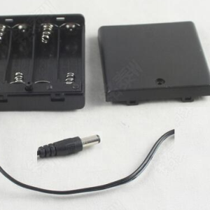 Slot Batterie 4AA Pulsante ON/OFF con Cover