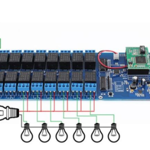 Industrial Ethernet 16 canali di uscita TCP/IP Relè WEB Internet Interruttore Remoto UK