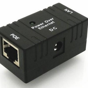 POE poassivo DC Power Over Ethernet RJ-45 Iniettore Splitter Adattatore per montaggio a parete per telecamera IP Rete LAN