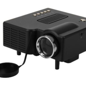 Excelvan Mini Proiettore Cinematografico Portatile Con LED HDMI PC VGA AV USB SD Nero Con Telecomando (Nero)