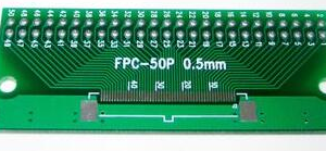 Piastra Adattatore da FPC-50P-0.5mm a DIP 1mm